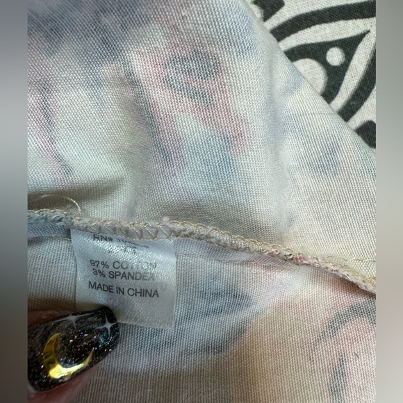 Charming Charlie Khaki Floral Cut Out Dress Size Medium - Picture 6 of 13